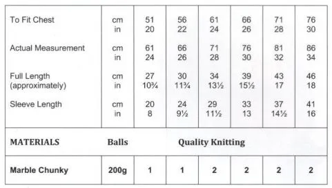 James C Brett Girls Jacket Knitting Pattern Leaflet JB087