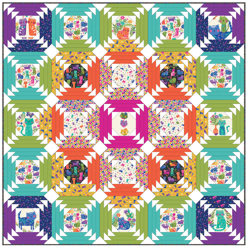 Katies cats quilt
