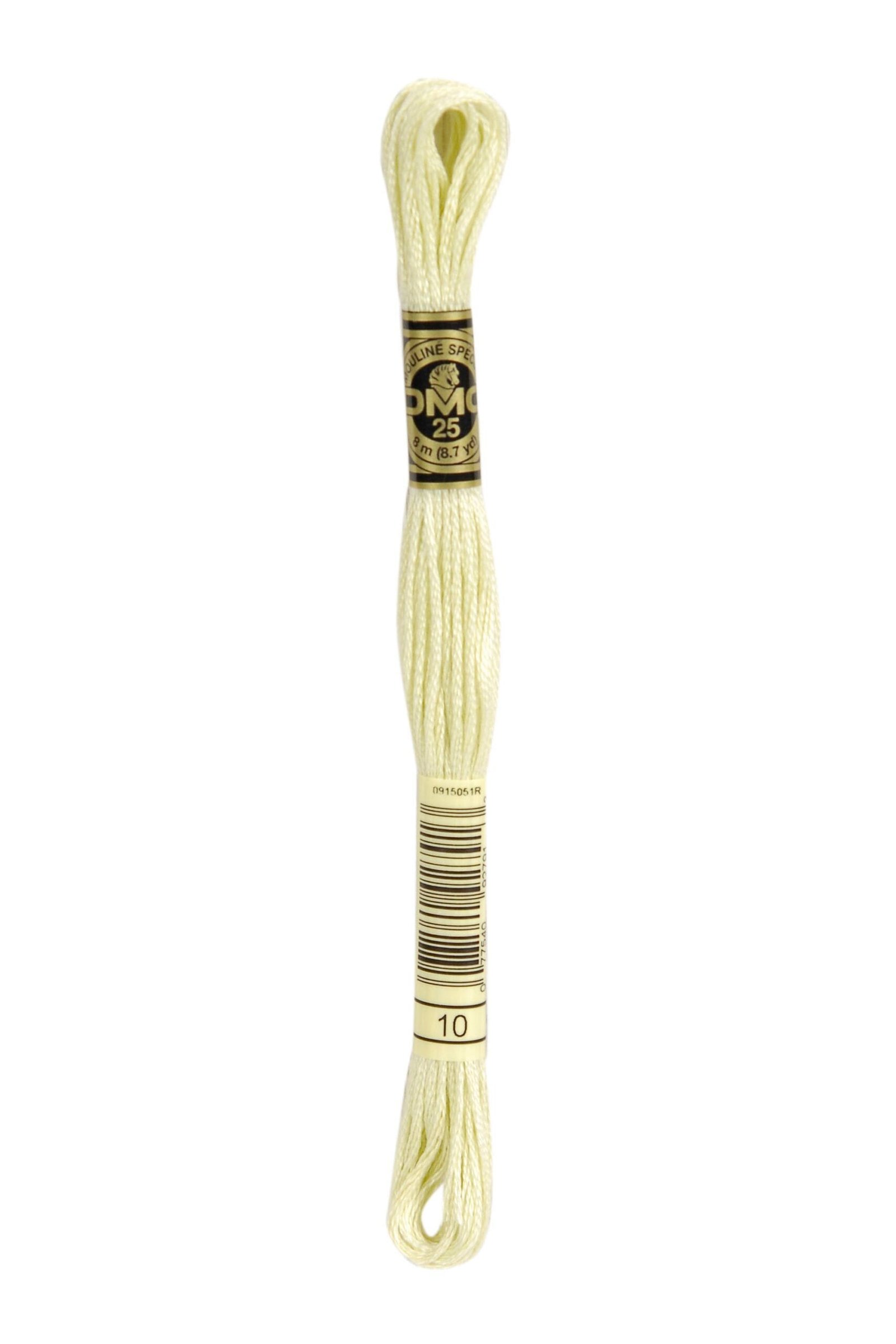 DMC Mouliné Special Cotton Thread 10 Very Light Tender Green