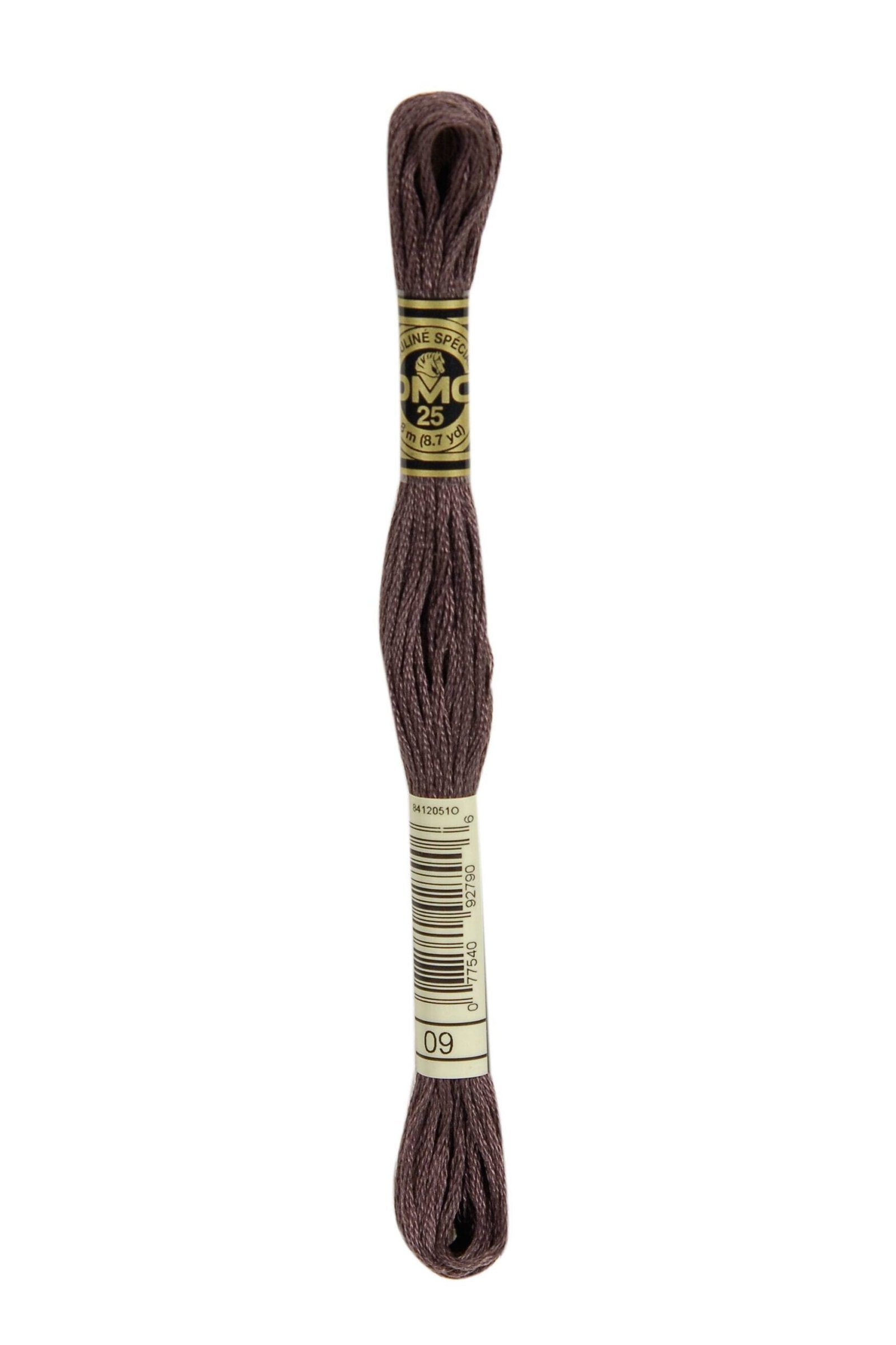 DMC Mouliné Special Cotton Thread 09 Very Dark Cocoa