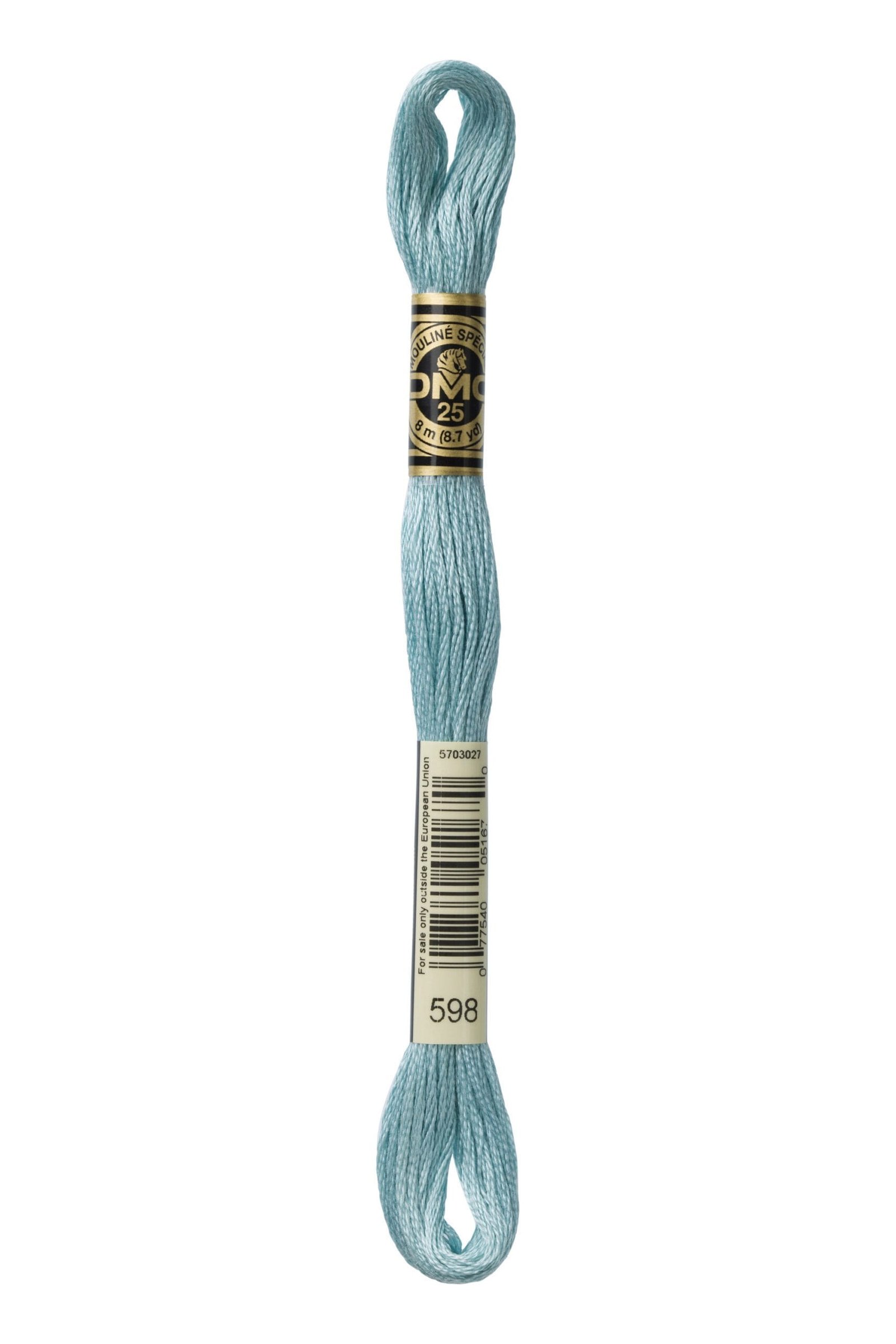 DMC Mouliné Special Cotton Thread 598 Light Turquoise