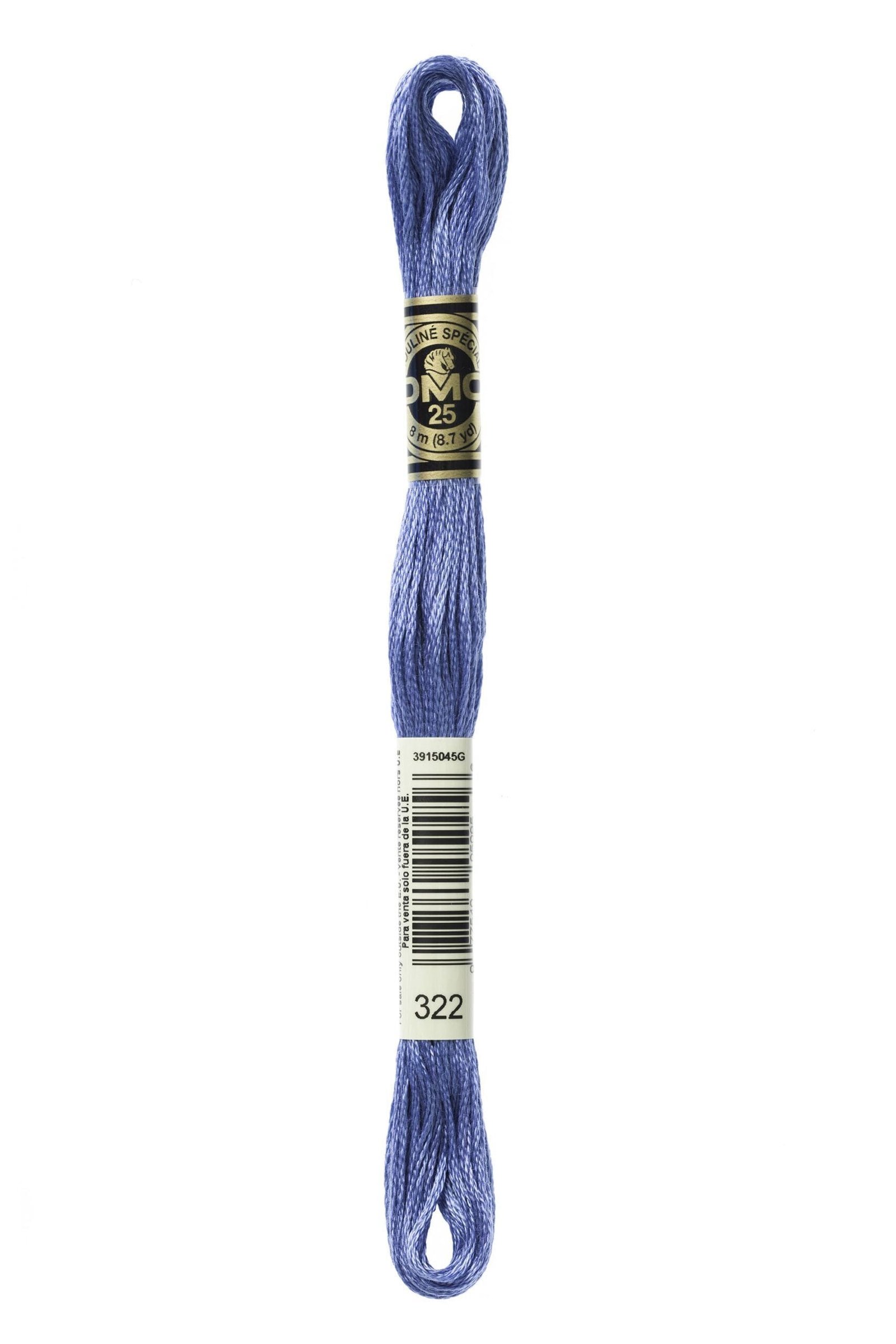 DMC Mouliné Special Cotton Thread 322 Dark Baby Blue