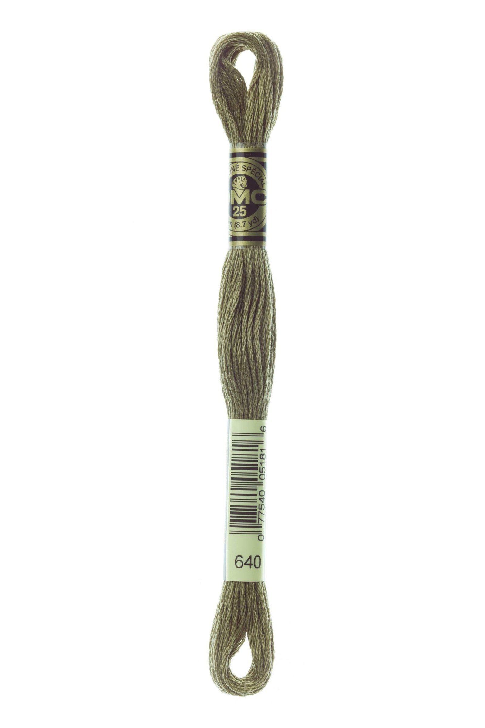 DMC Mouliné Special Cotton Thread 640 Very Dark Beige Gray