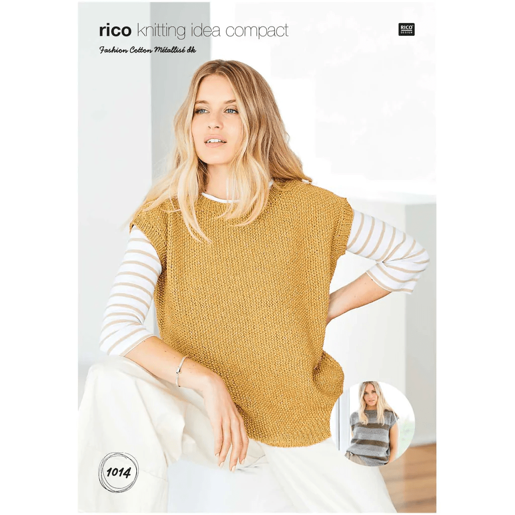 Rico Design Top Knitting Pattern Leaflet 1014