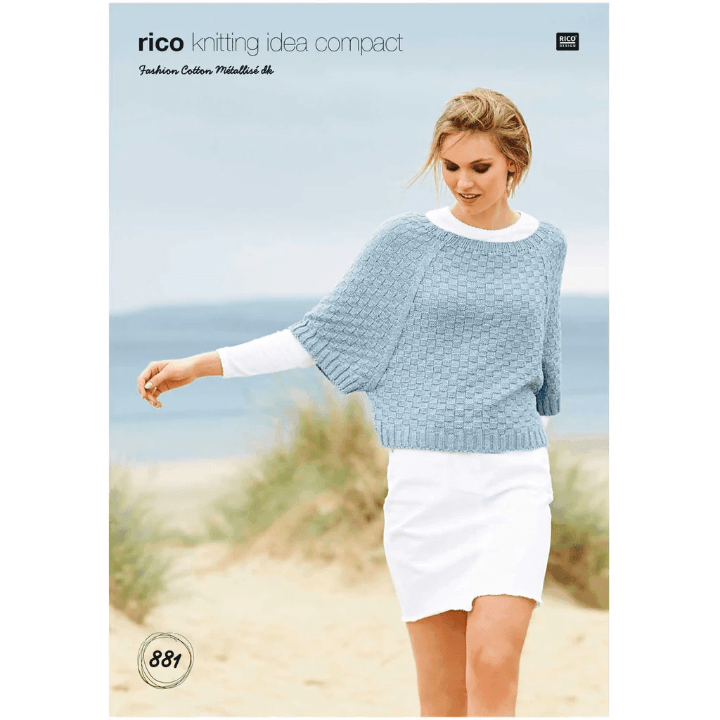 Rico Design Sweater Knitting Pattern Leaflet 881