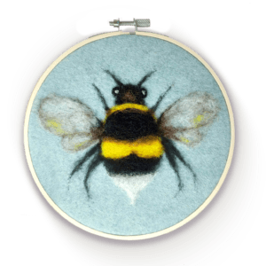 Bee in a Hoop Needle Felting Craft Kit