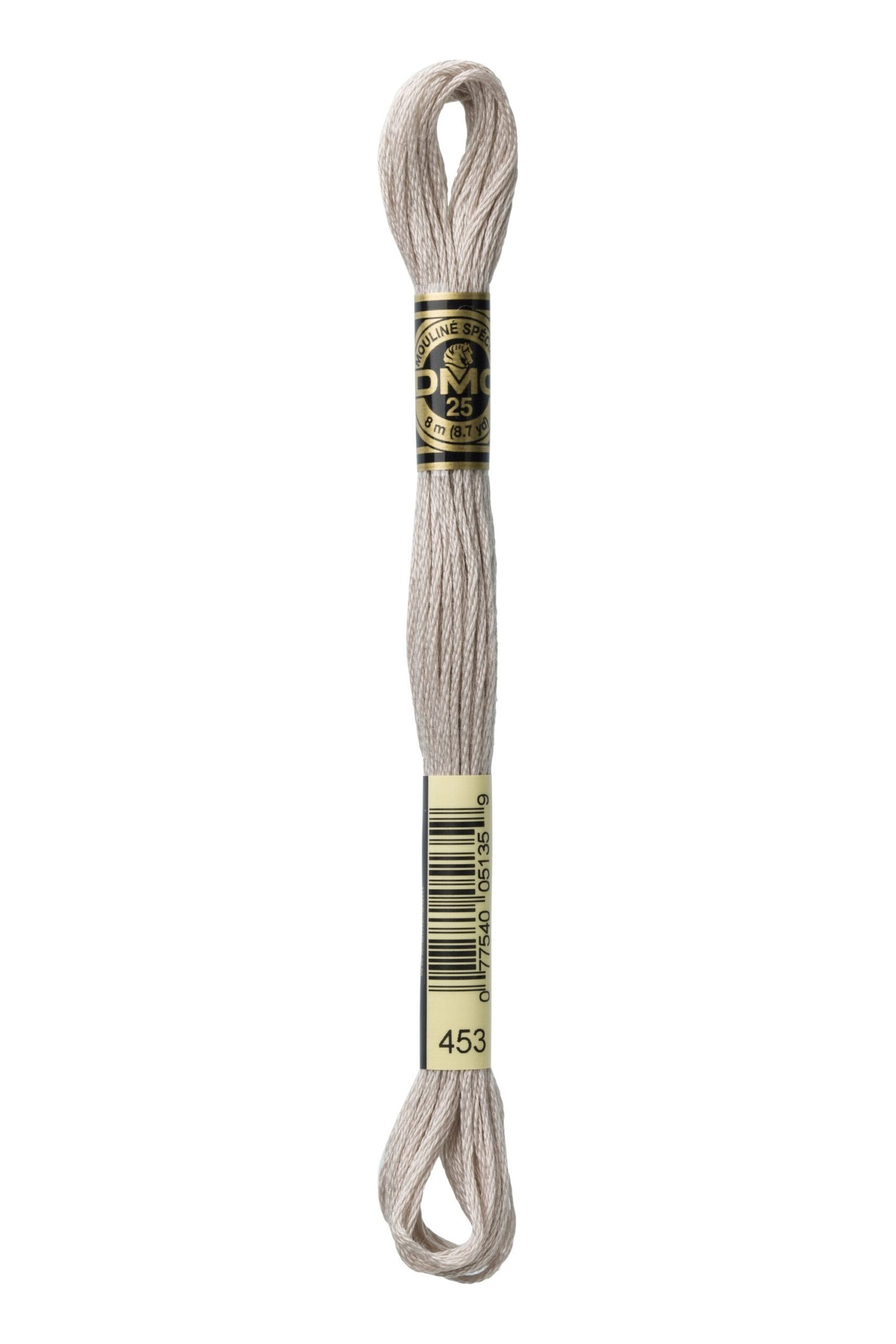 DMC Mouliné Special Cotton Thread 453 Light Shell Gray 6 DMC Mouliné Special Cotton Thread 453 Light Shell Gray