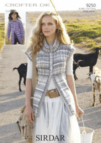 Sirdar Cardigan Knitting Pattern Leaflet 9250