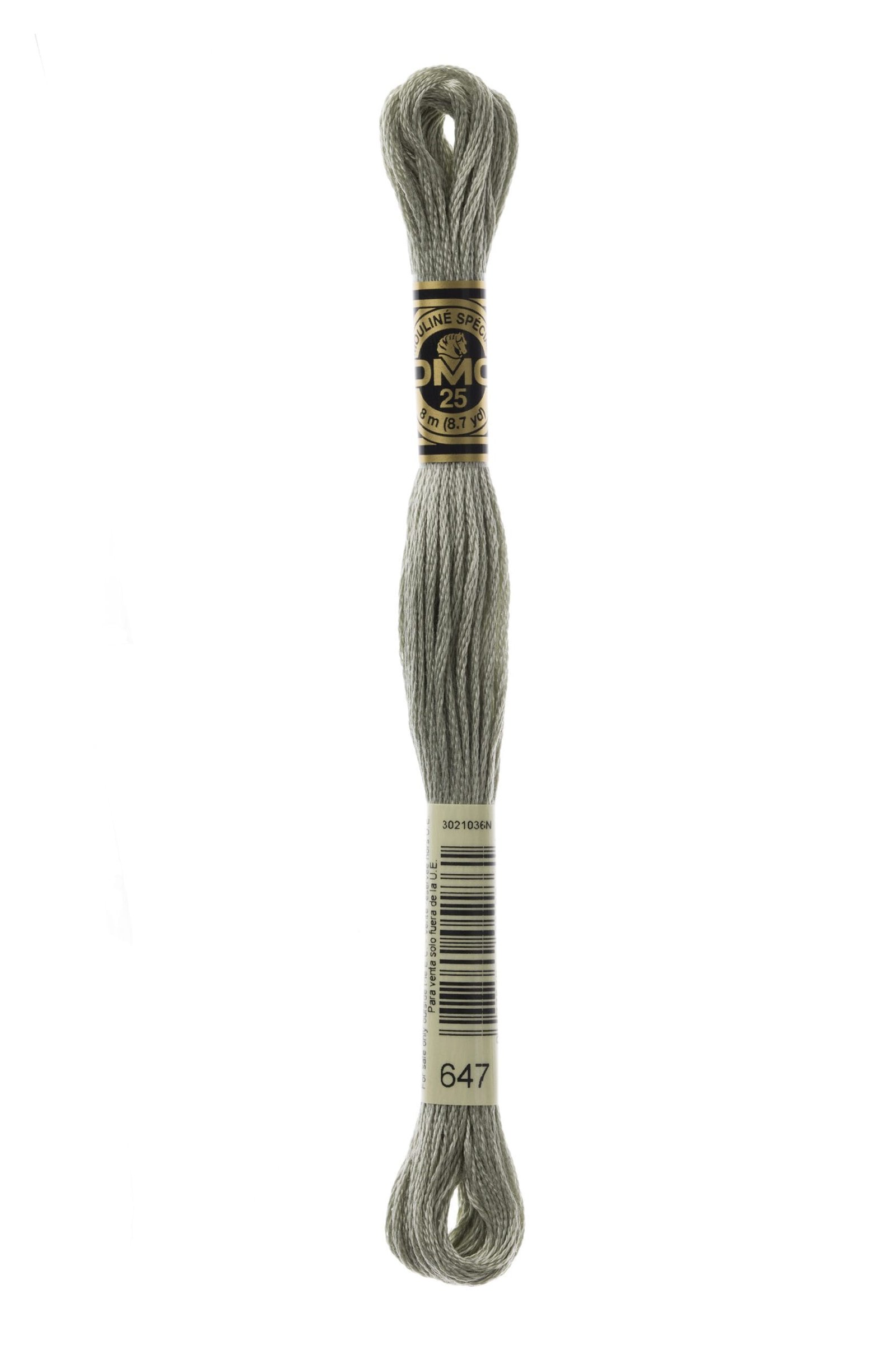 DMC Mouliné Special Cotton Thread 647 Medium Beaver Gray