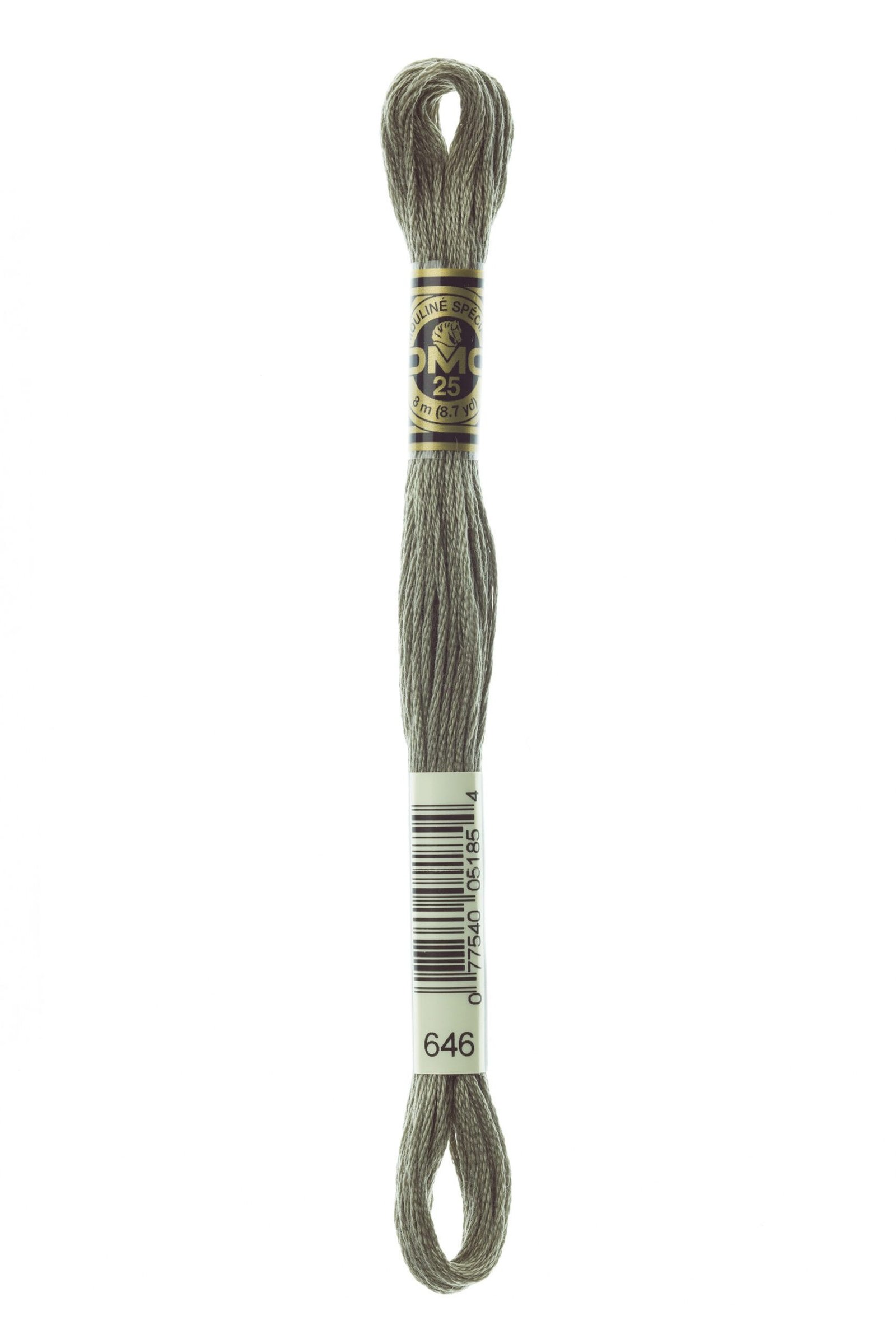 DMC Mouliné Special Cotton Thread 646 Dark Beaver Gray