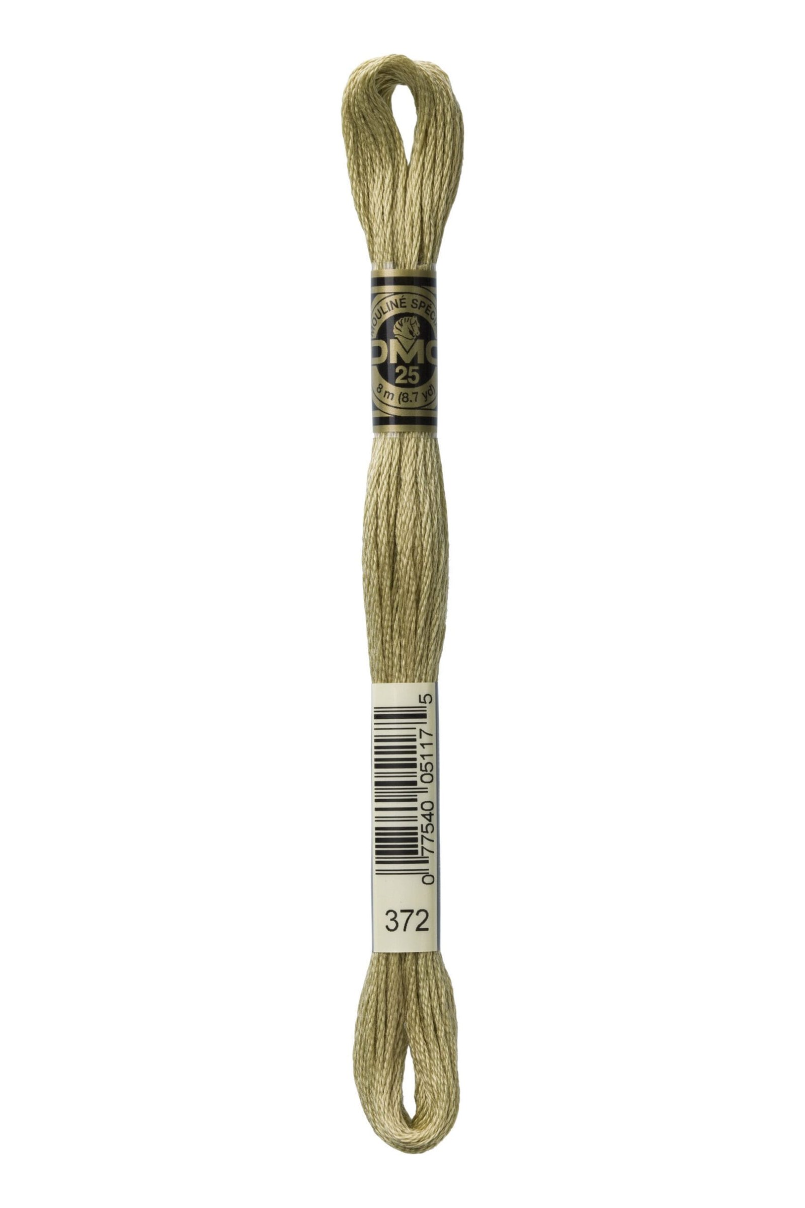 DMC Mouliné Special Cotton Thread 372 Light Mustard 6 DMC Mouliné Special Cotton Thread 372 Light Mustard