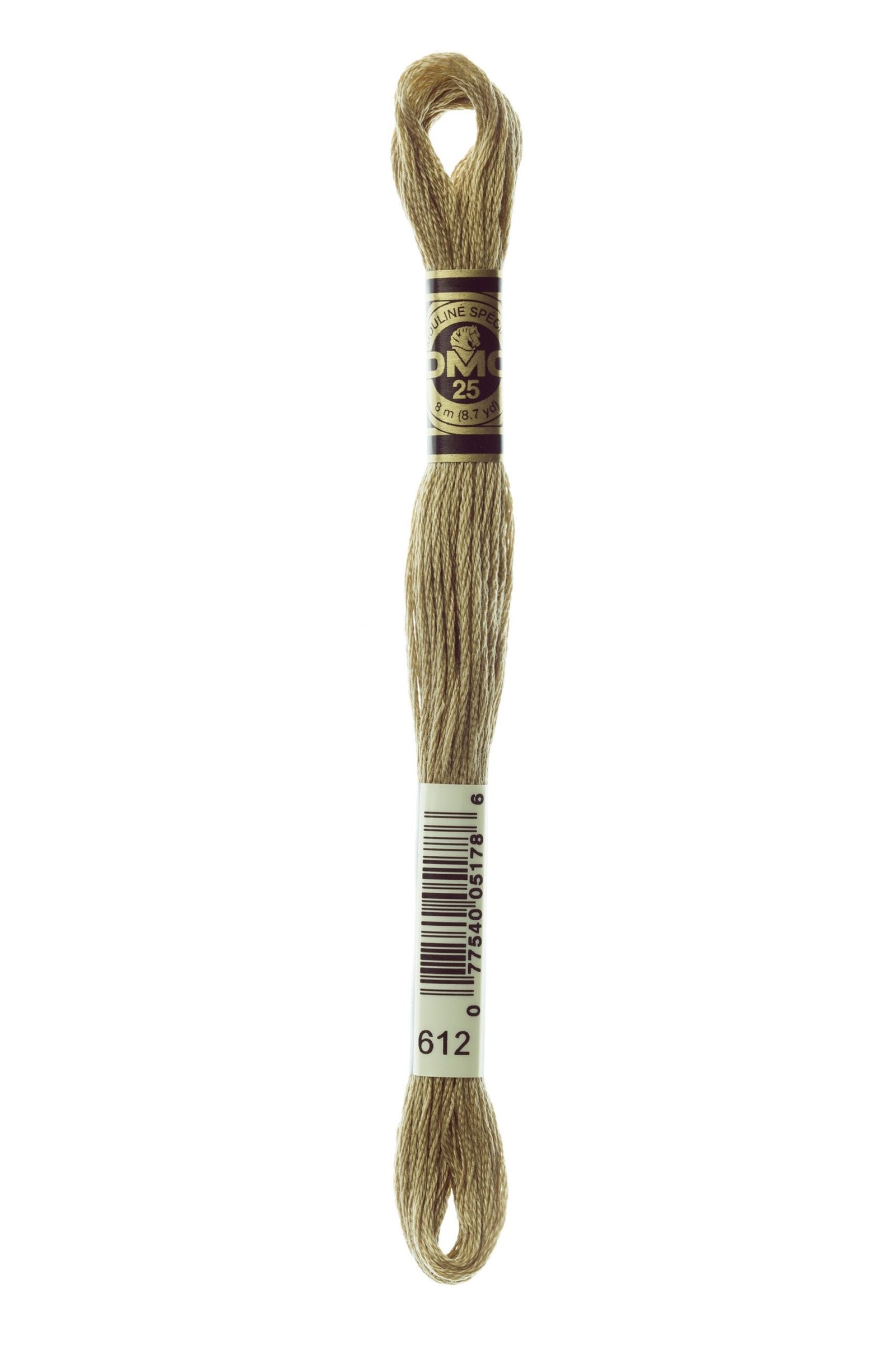DMC Mouliné Special Cotton Thread 612 Light Drab Brown