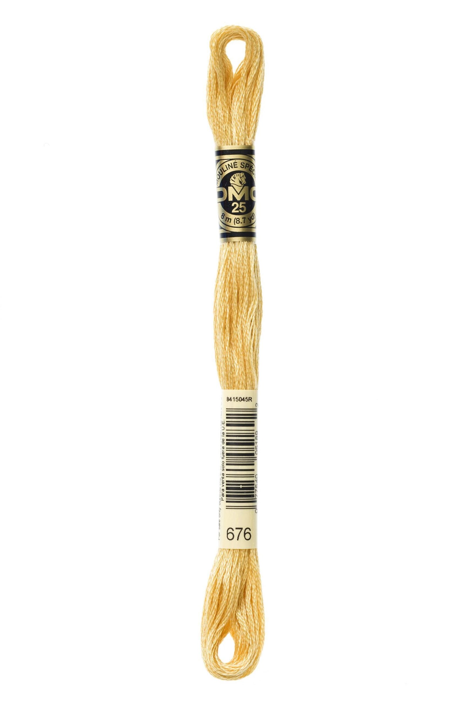 DMC Mouliné Special Cotton Thread 676 Light Old Gold