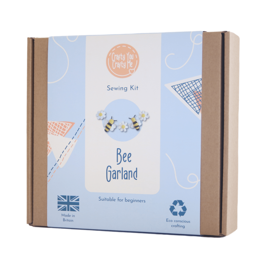 Bee Felt Garland Craft Sewing Kit