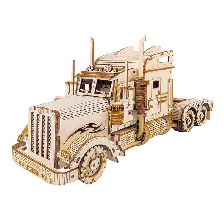ROKR Heavy Truck Scale Model 3D Wooden Puzzle