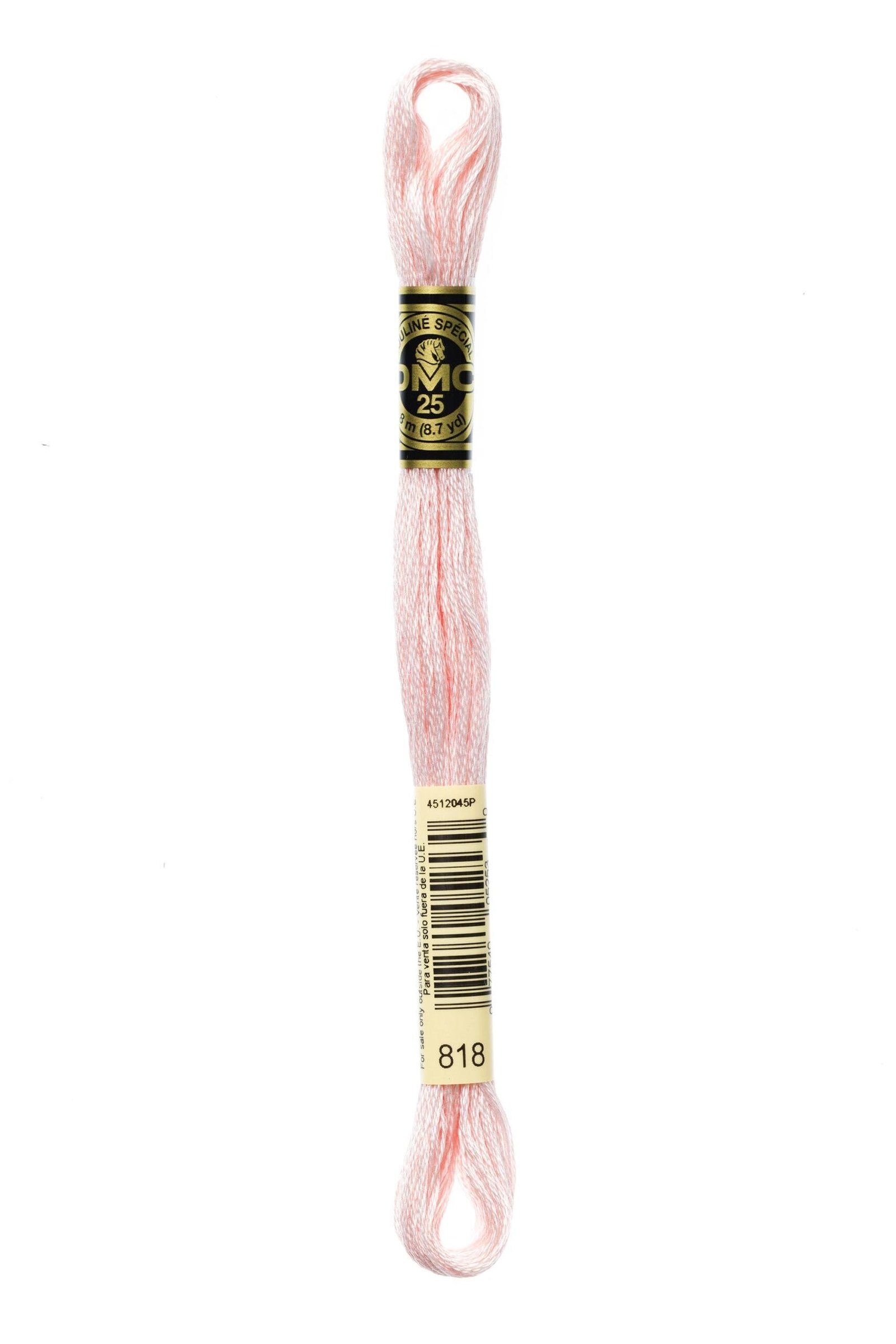 DMC Mouliné Special Cotton Thread 818 Baby Pink