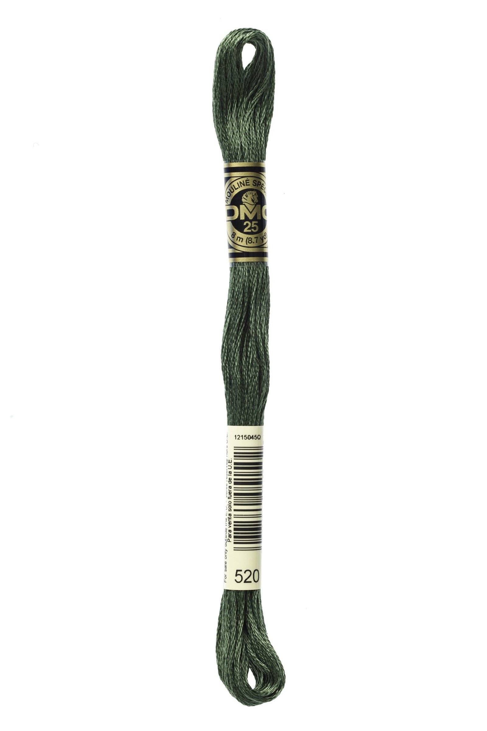 DMC Mouliné Special Cotton Thread 520 Dark Fern Green