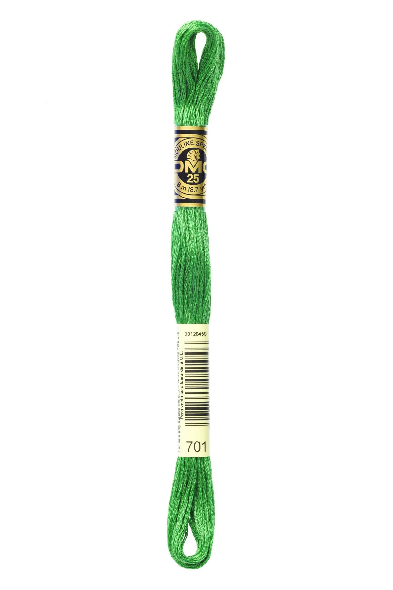 DMC Mouliné Special Cotton Thread 701 Light Green