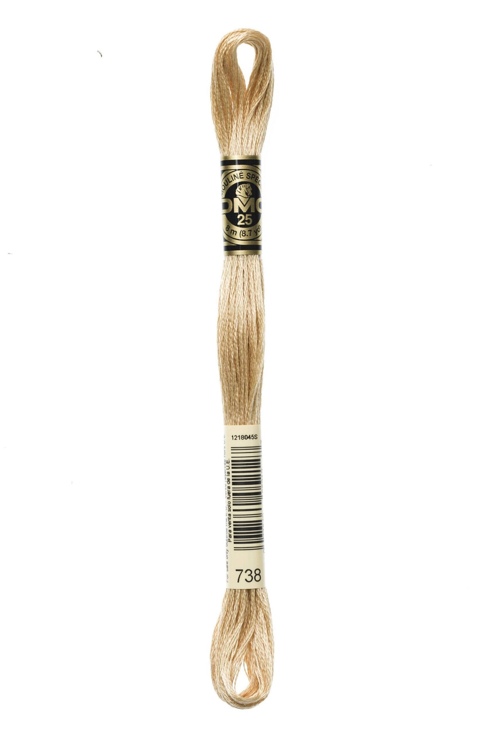 DMC Mouliné Special Cotton Thread 738 Very Light Tan