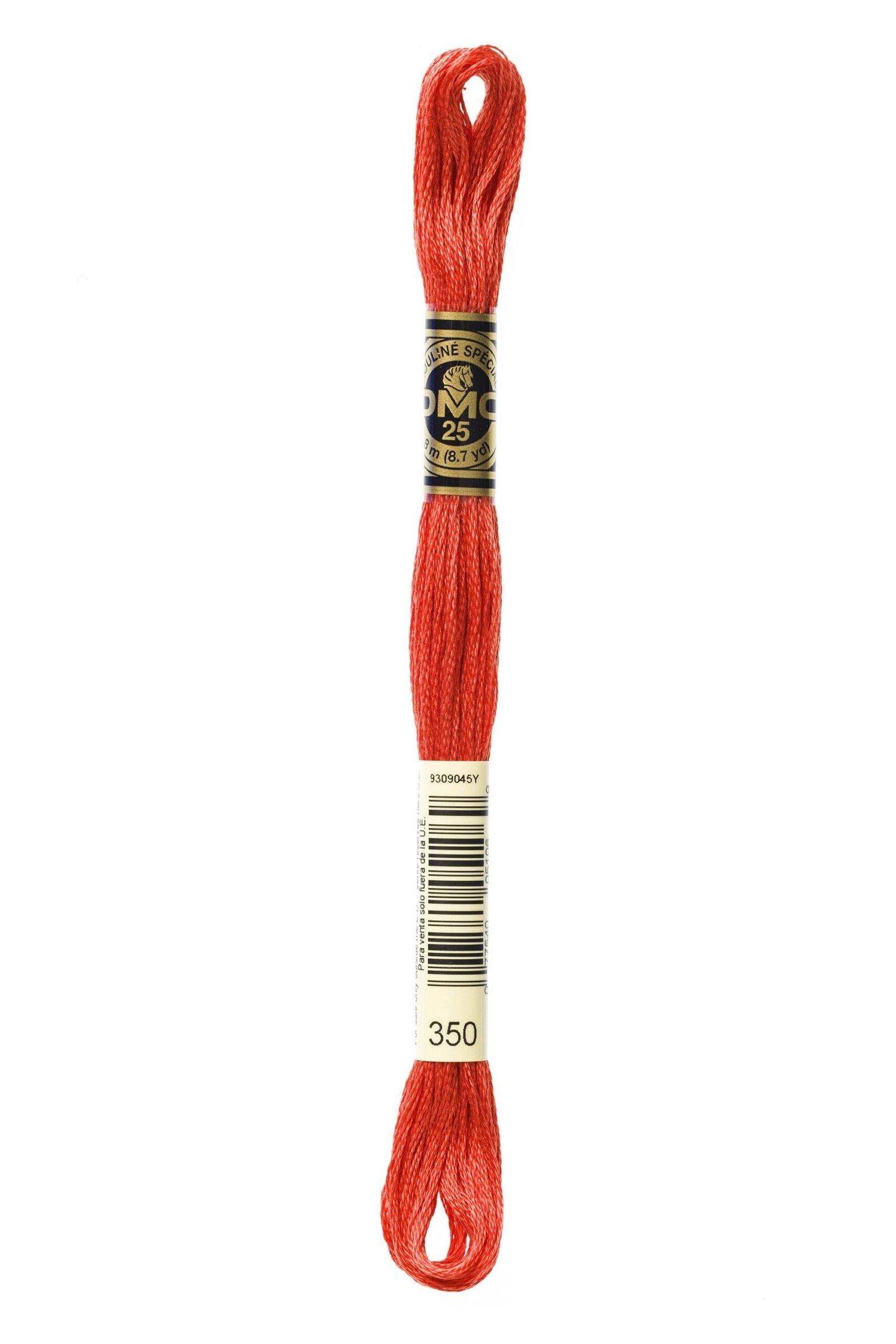 DMC Mouliné Special Cotton Thread 350 Medium Coral 6 DMC Mouliné Special Cotton Thread 350 Medium Coral