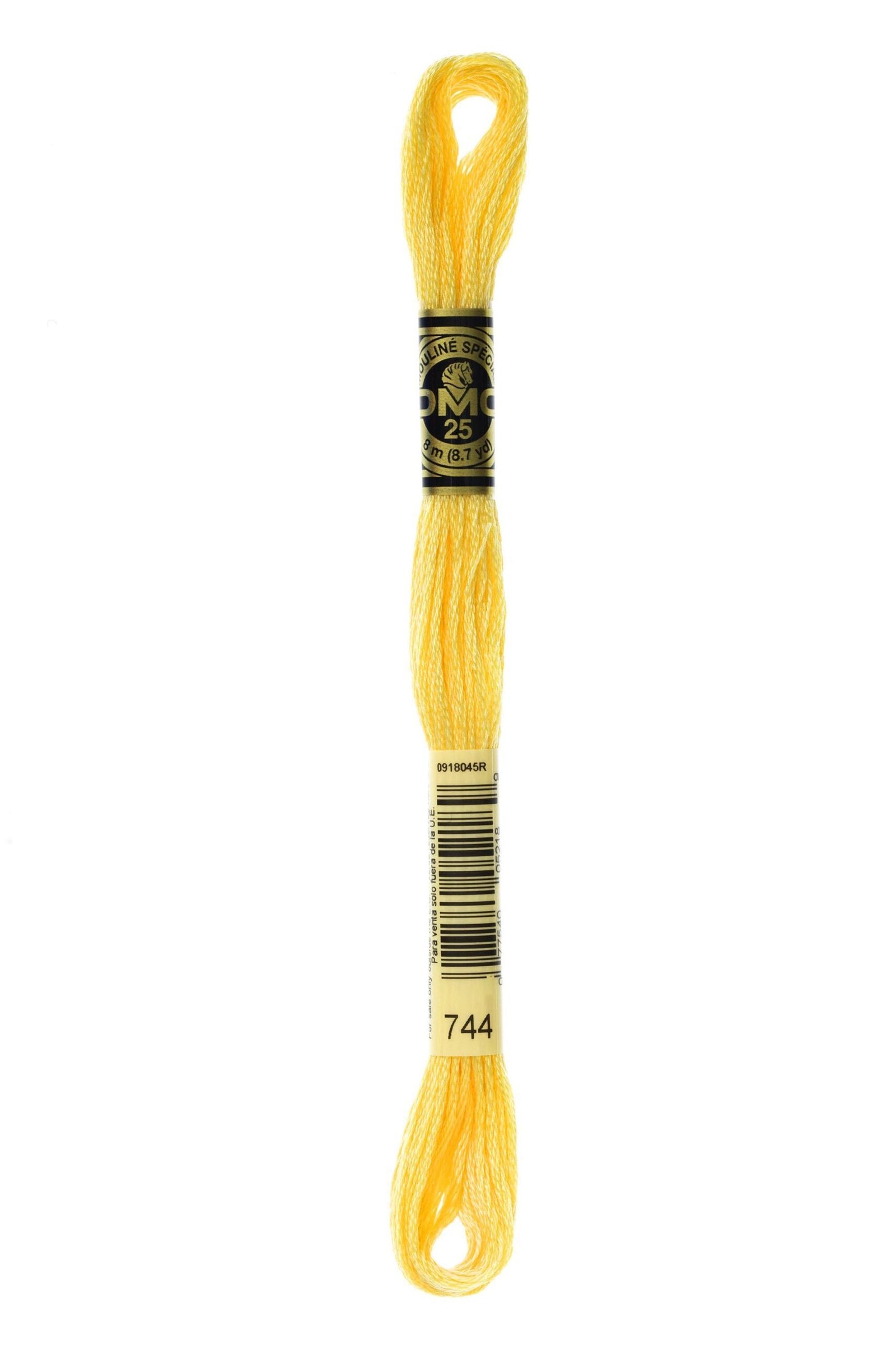 DMC Mouliné Special Cotton Thread 744 Pale Yellow