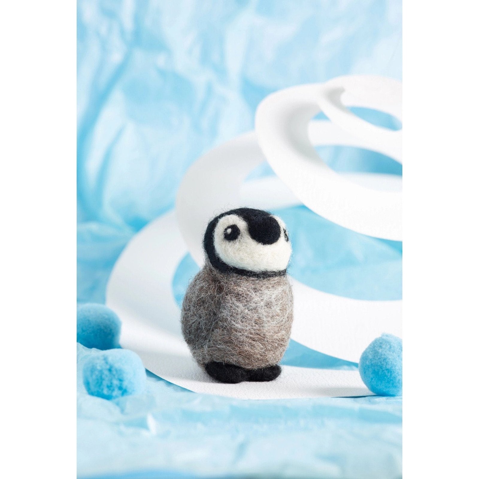 Baby Penguin Mini Felting Kit