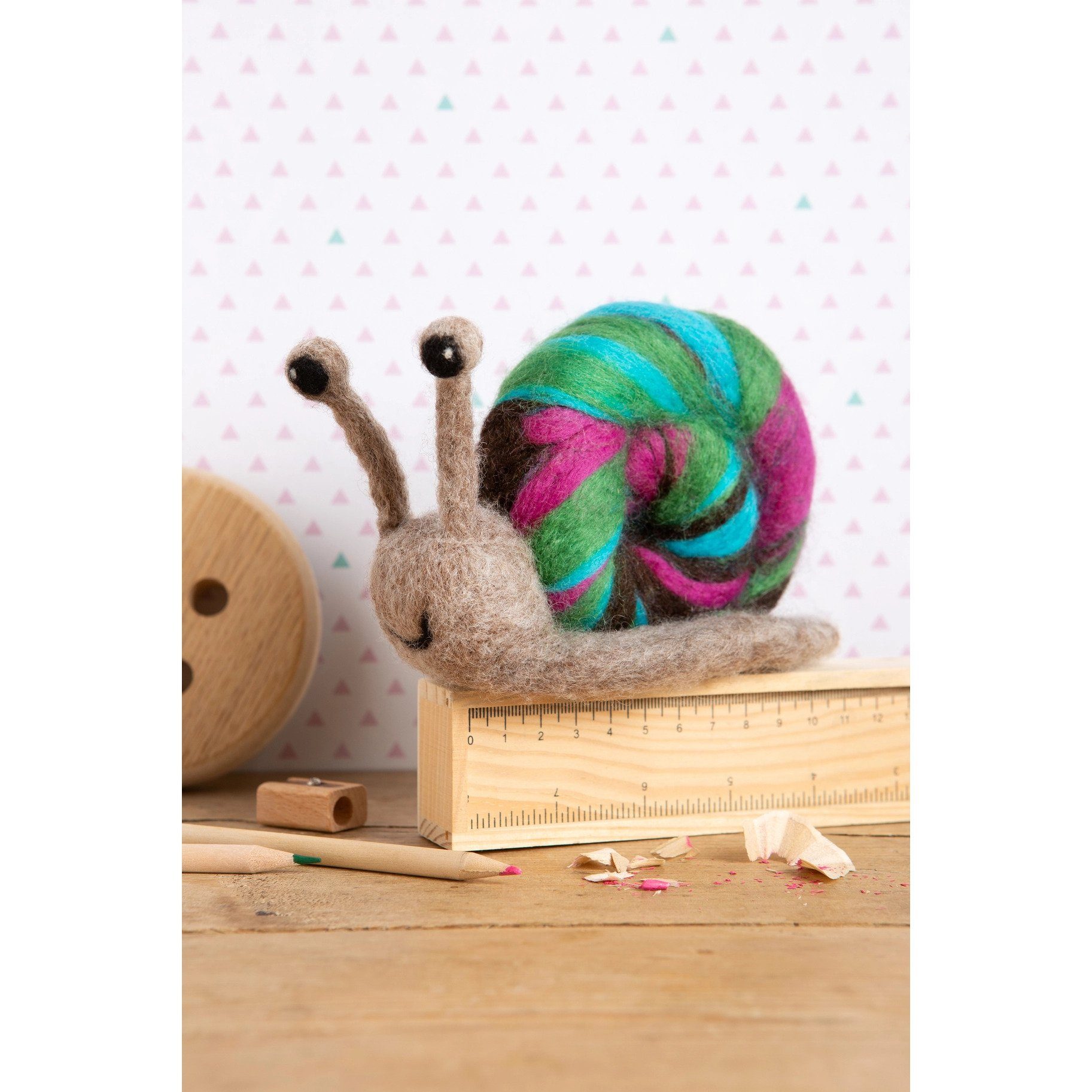 Snail Needle Felting Kit