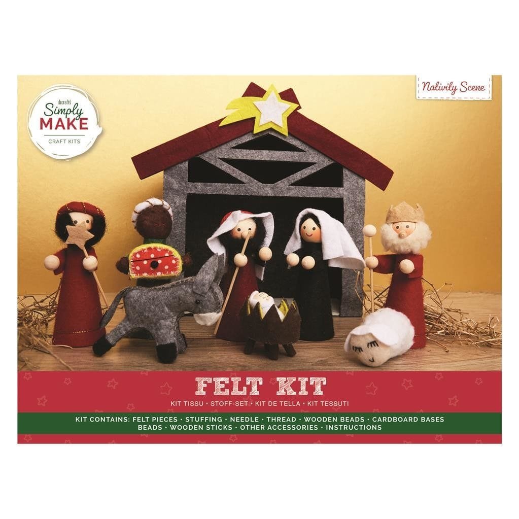 Simply Make – Felt Nativity Scene Kit