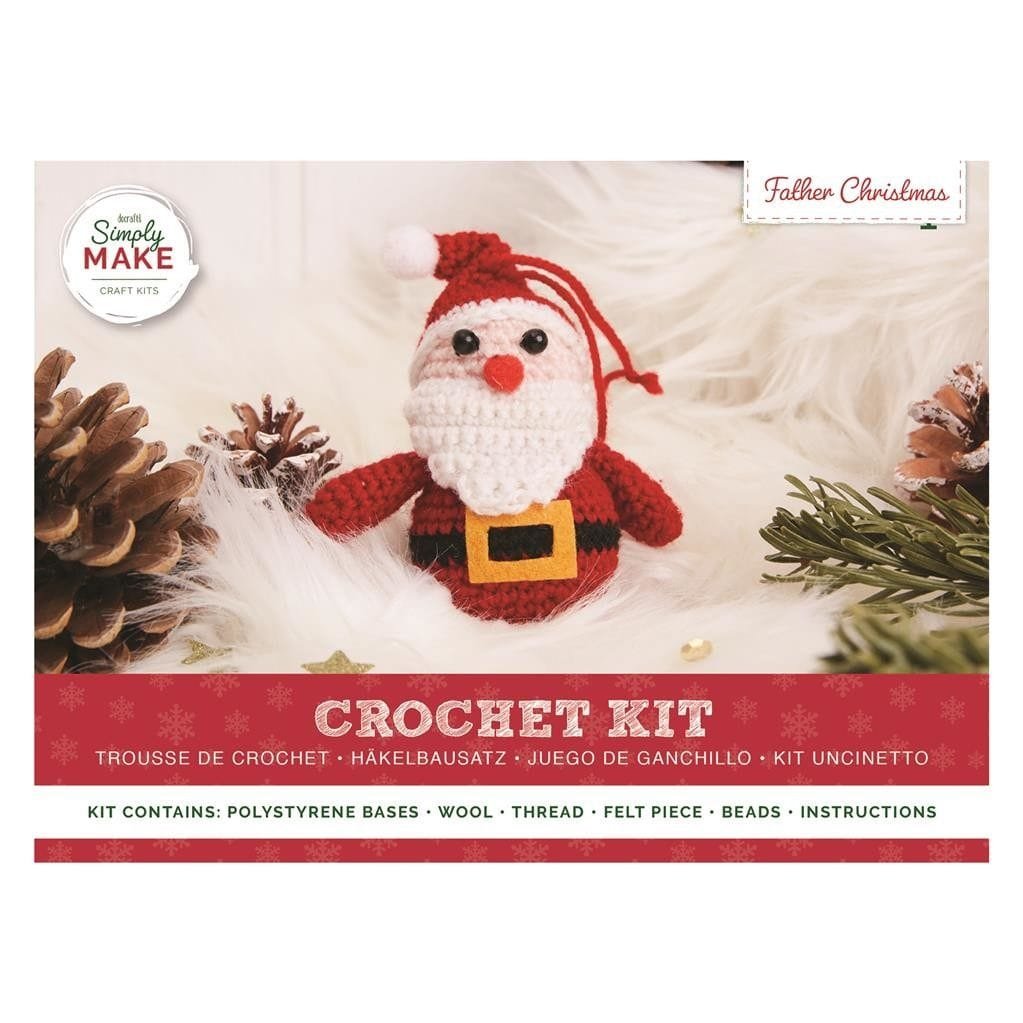 Simply Make – Crochet Father Christmas Kit
