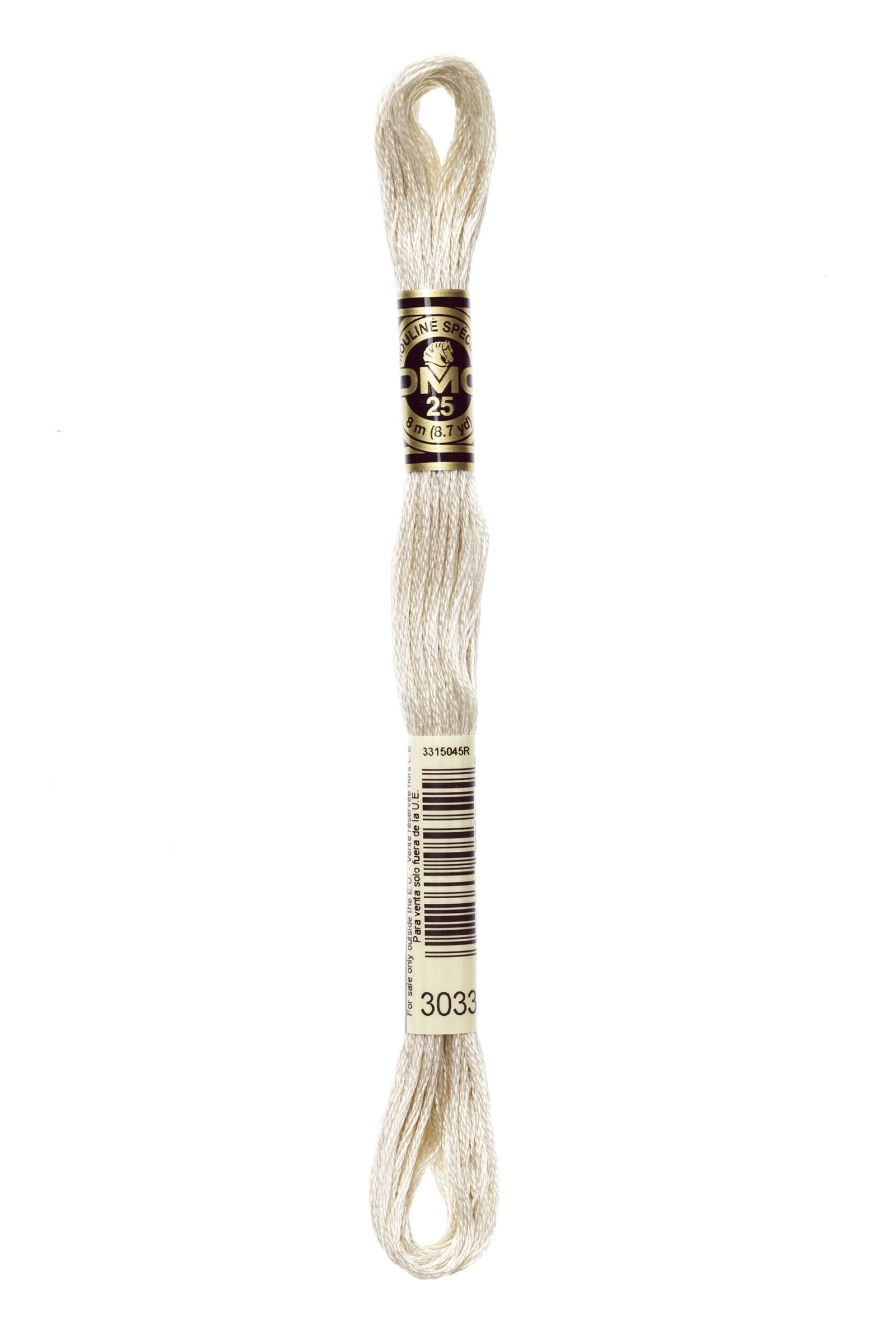 DMC Mouliné Special Cotton Thread 3033 Very Light Mocha Brown