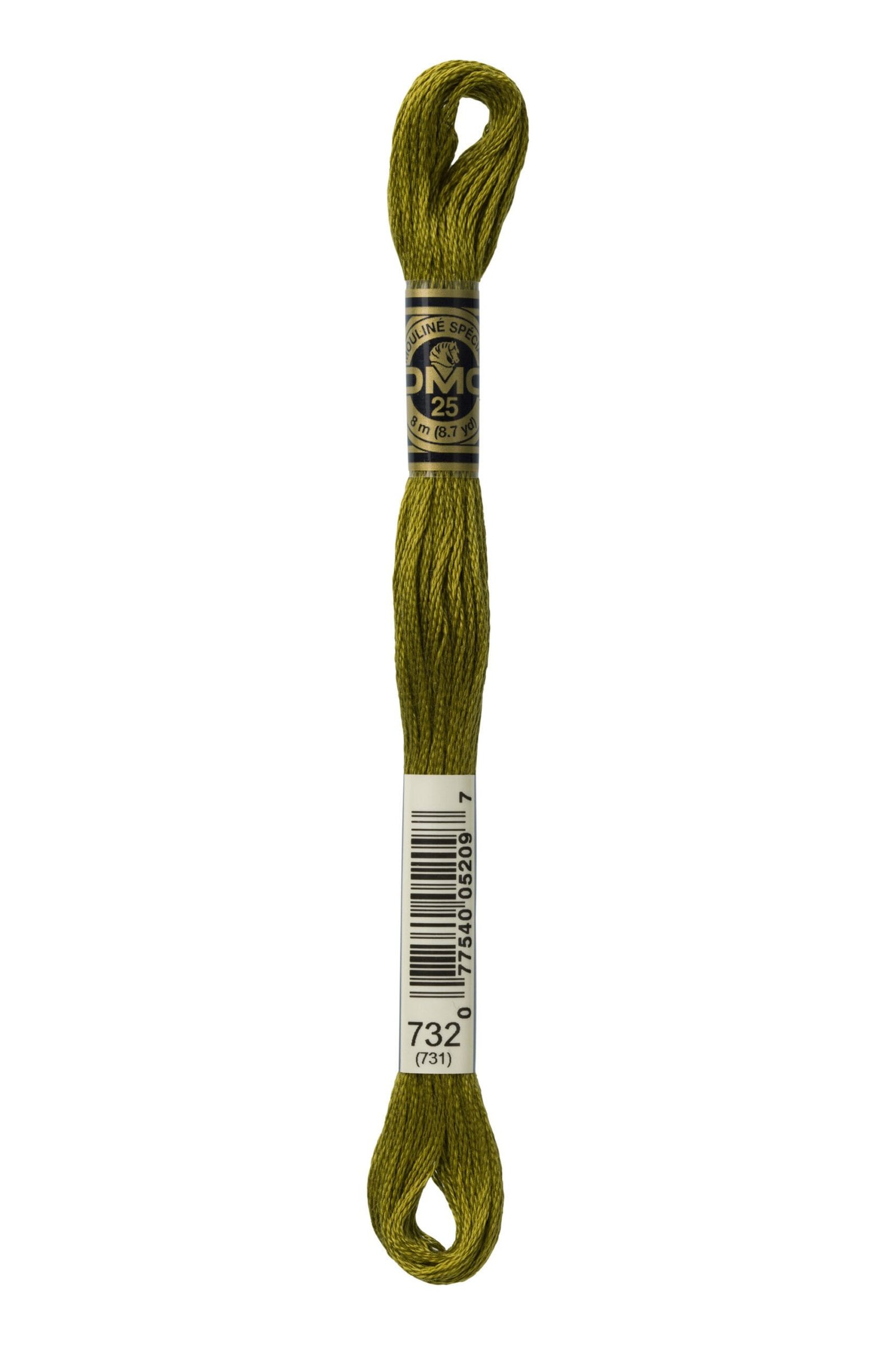 DMC Mouliné Special Cotton Thread 732 Olive Green