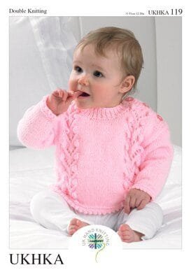 UKHKA Cardigan, Sweater & HatKnitting Pattern Leaflet UKHKA 119