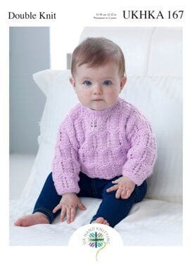UKHKA Cardigans & Sweaters Knitting Pattern Leaflet UKHKA 167