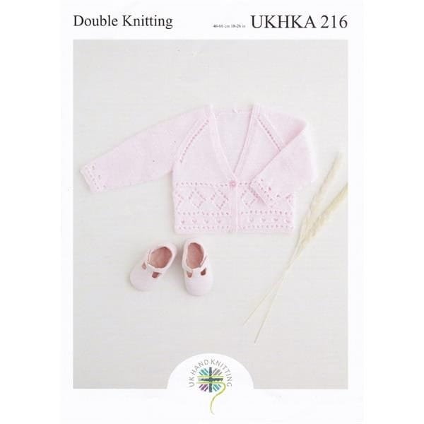 UKHKA Cardigans Knitting Pattern Leaflet UKHKA 216