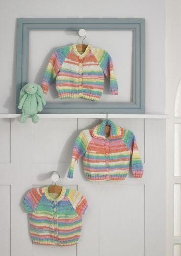 James C Brett Cardigans Knitting Pattern Leaflet JB745
