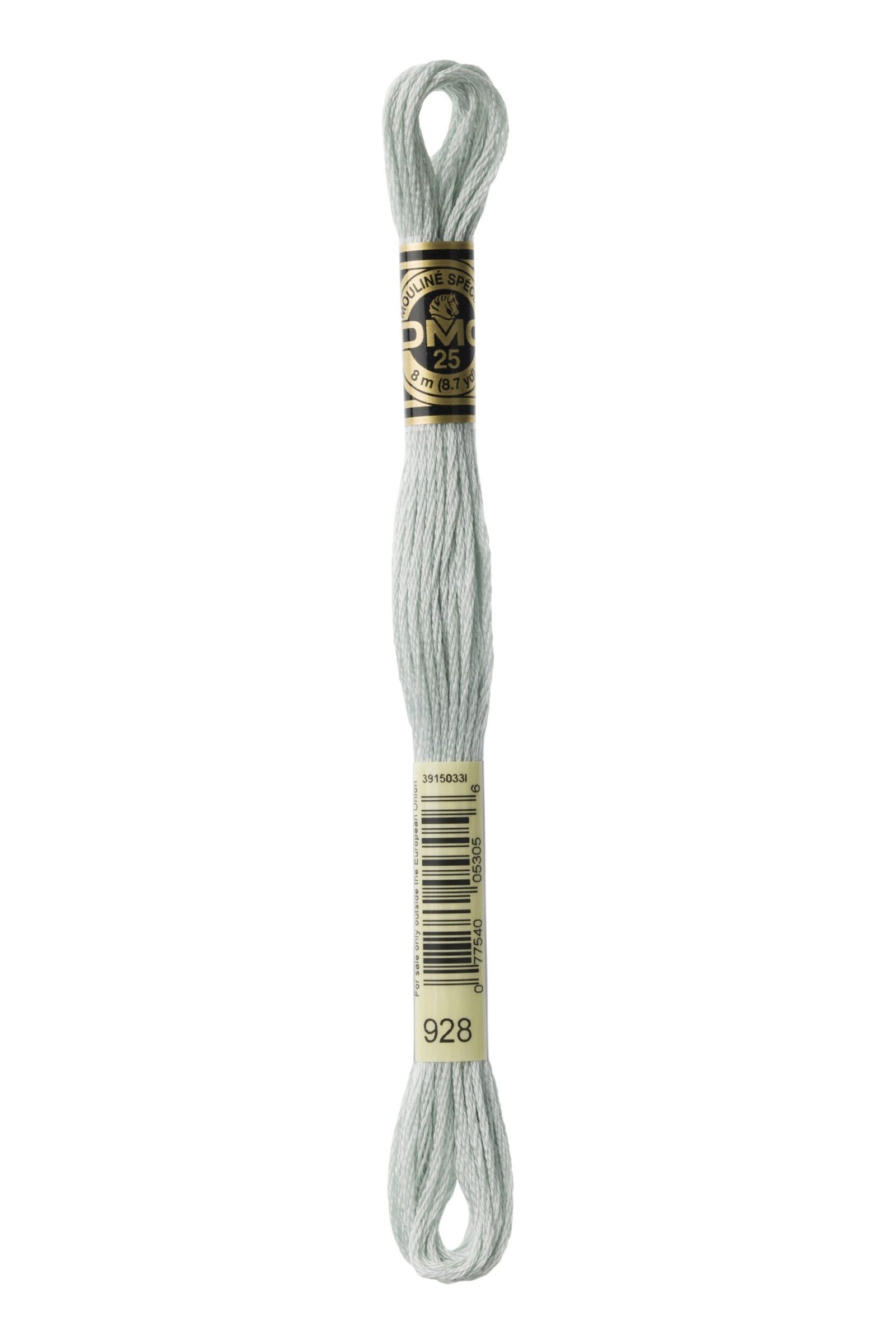 DMC Mouliné Special Cotton Thread 928 Very Light Gray Green