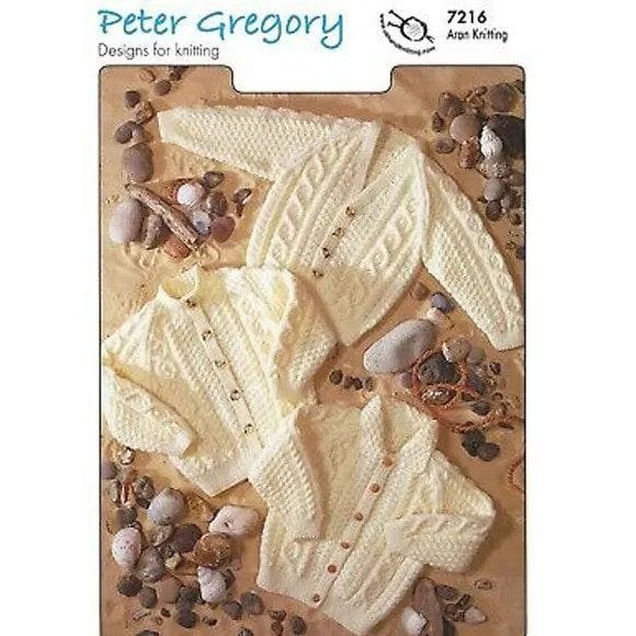 Peter Gregory Sweater Knitting Pattern Leaflet 724