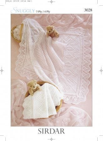 Sirdar Snuggly Shawl Knitting Pattern Leaflet 3028