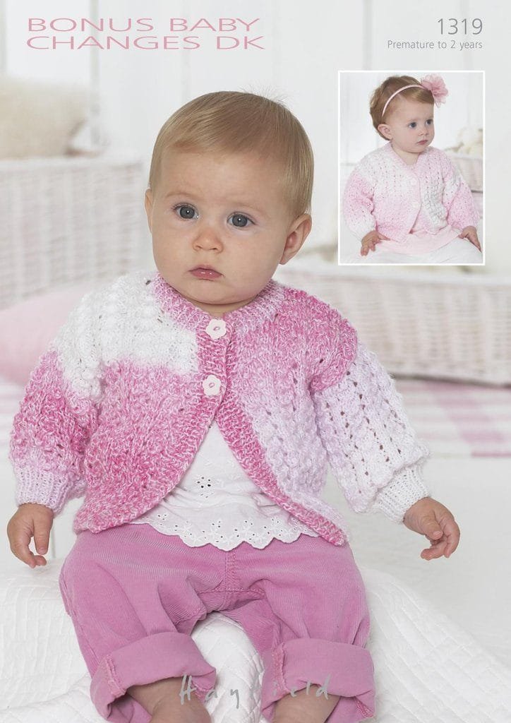 Sirdar Snuggly Cardigans Knitting Pattern Leaflet 1319