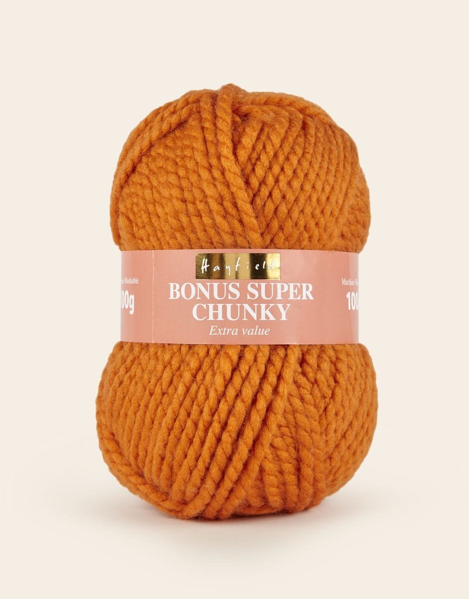 Hayfield Bonus Super Chunky 100g – Burnt Orange