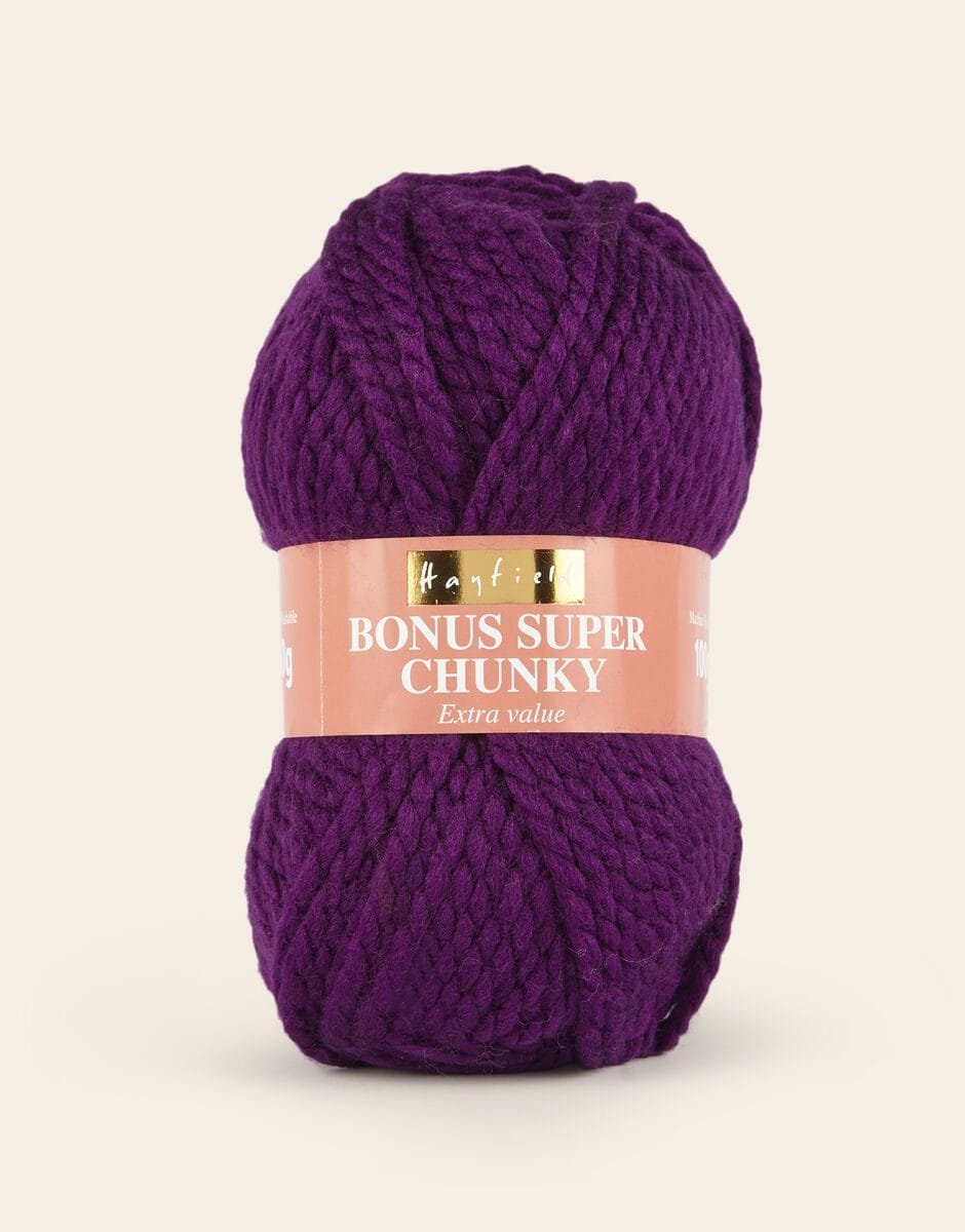 Hayfield Bonus Super Chunky 100g – Purple