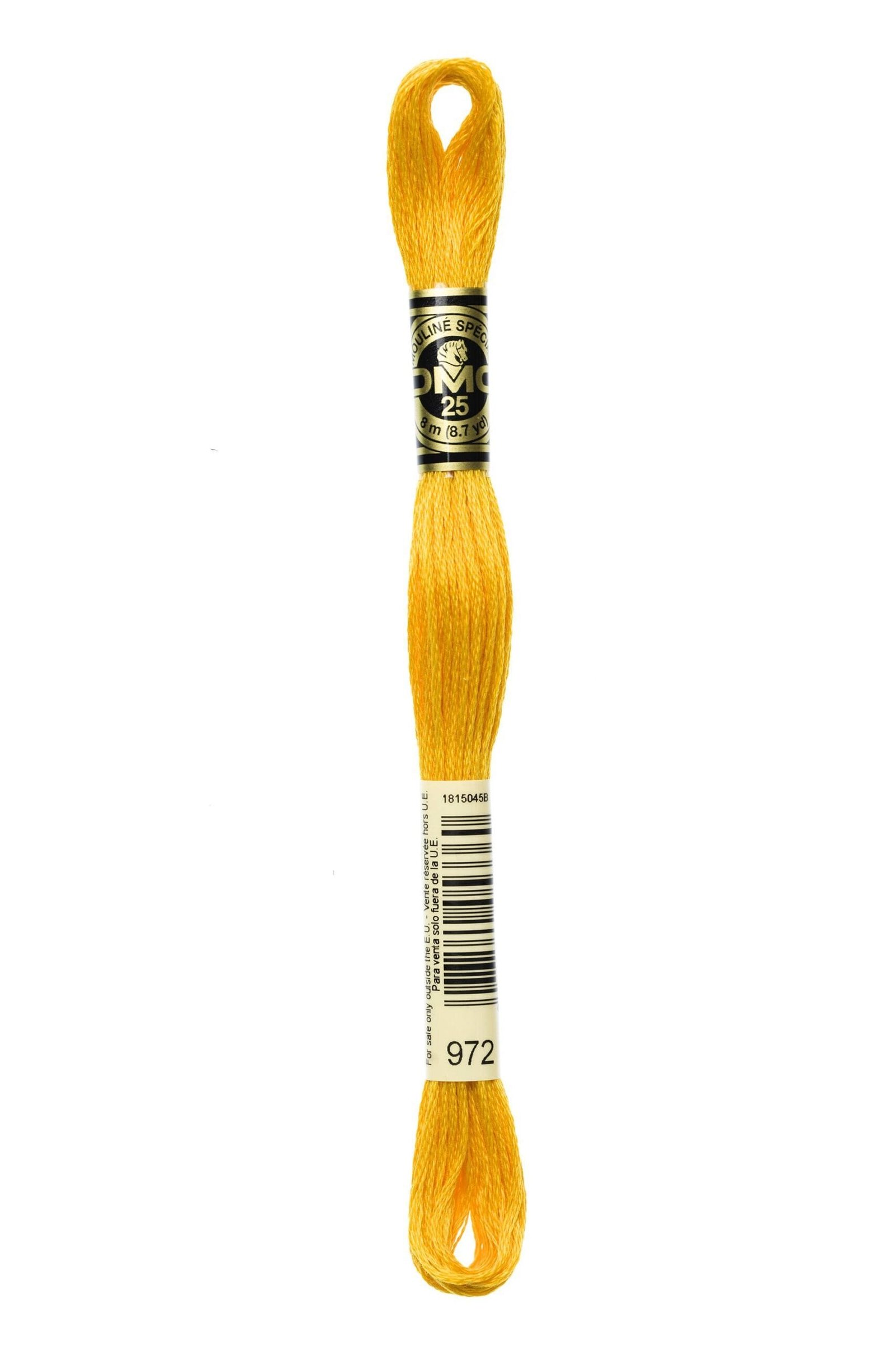 DMC Mouliné Special Cotton Thread 972 Deep Canary