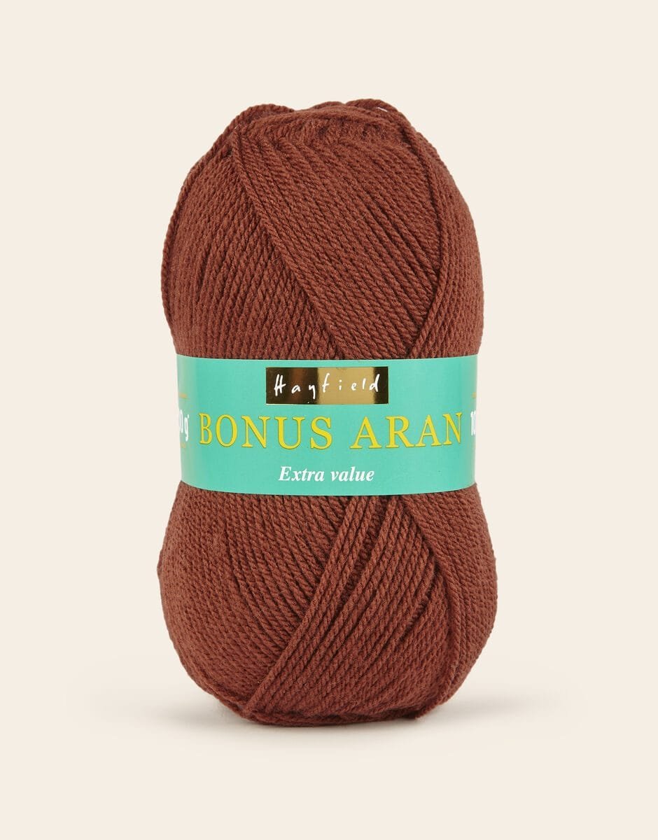 Hayfield Bonus Aran 100g – Mahogany