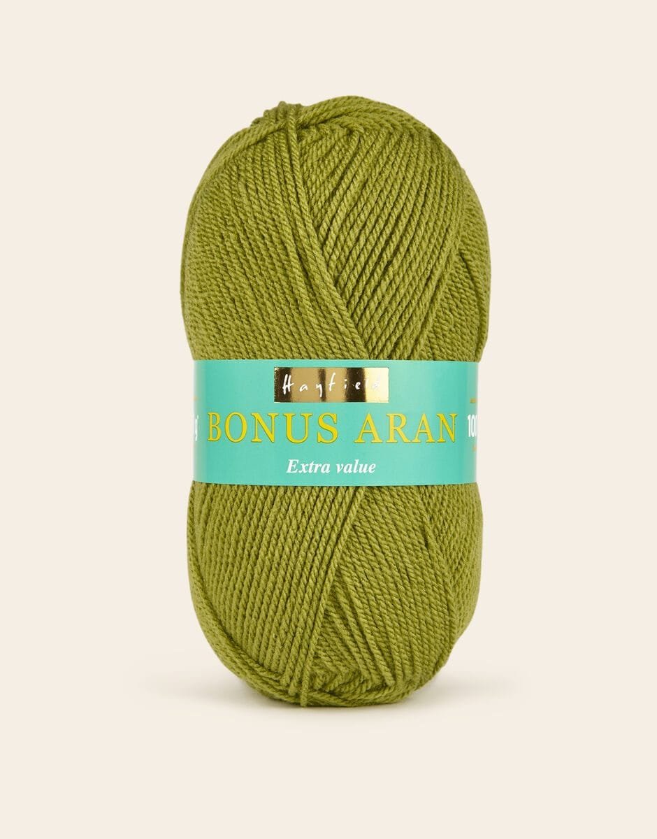 Hayfield Bonus Aran 100g – Fern Green