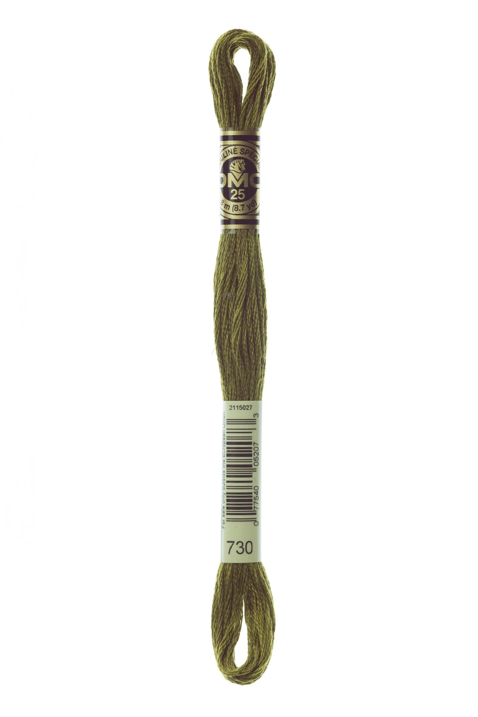 DMC Mouliné Special Cotton Thread 730 Very Dark Olive Green