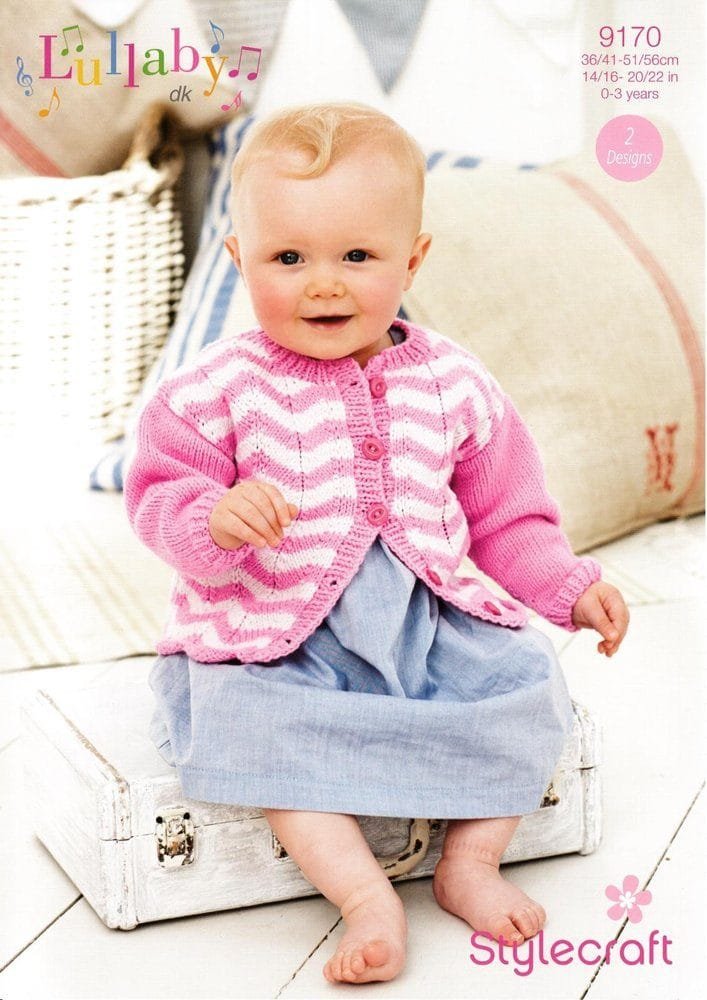 Stylecraft Cardigan & Jumper Knitting Pattern Leaflet 9170