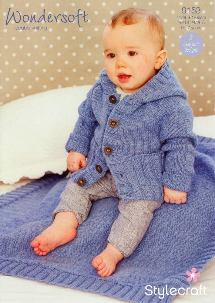Stylecraft Coat & Blanket Knitting Pattern Leaflet 9153