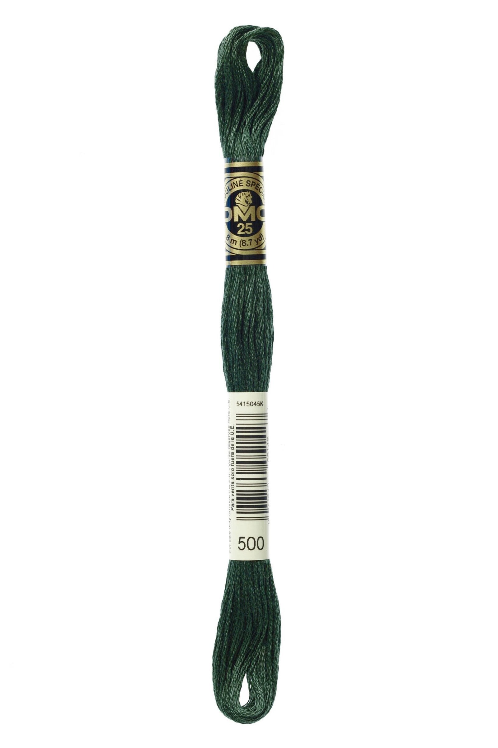 DMC Mouliné Special Cotton Thread 500 Very Dark Blue Green 6 DMC Mouliné Special Cotton Thread 500 Very Dark Blue Green