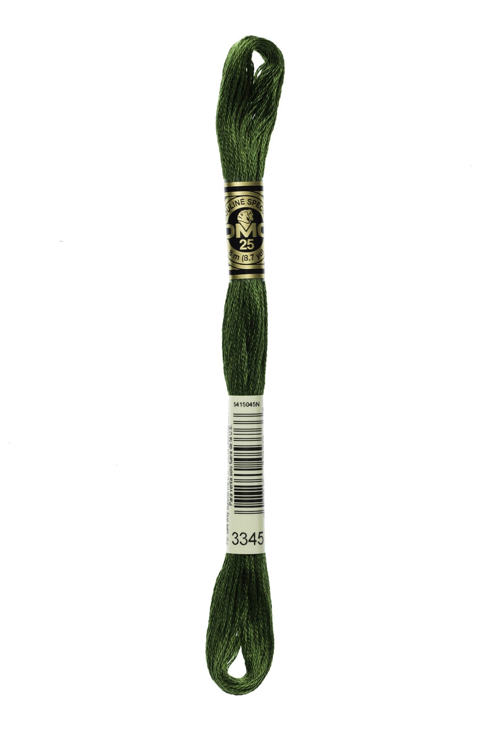 DMC Mouliné Special Cotton Thread 3345 Dark Hunter Green