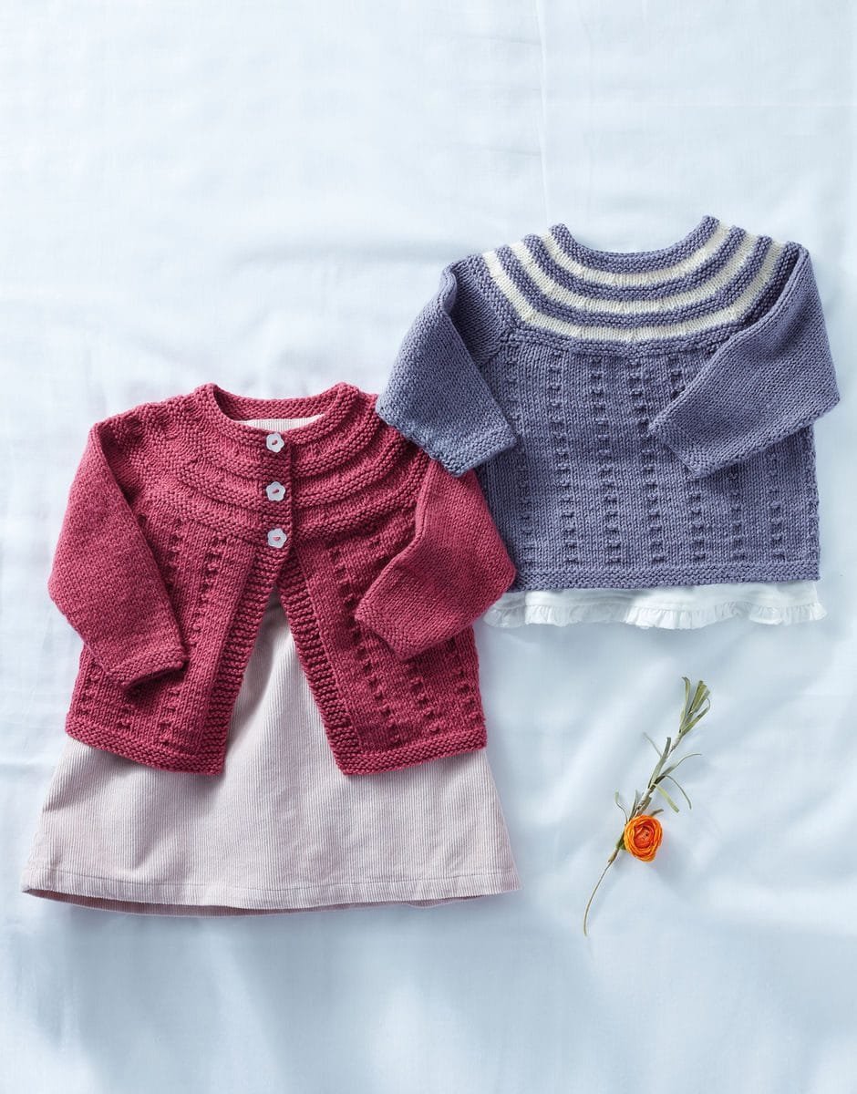 Sirdar Snuggly Baby Cardigan & Sweater Knitting Pattern Leaflet 5291